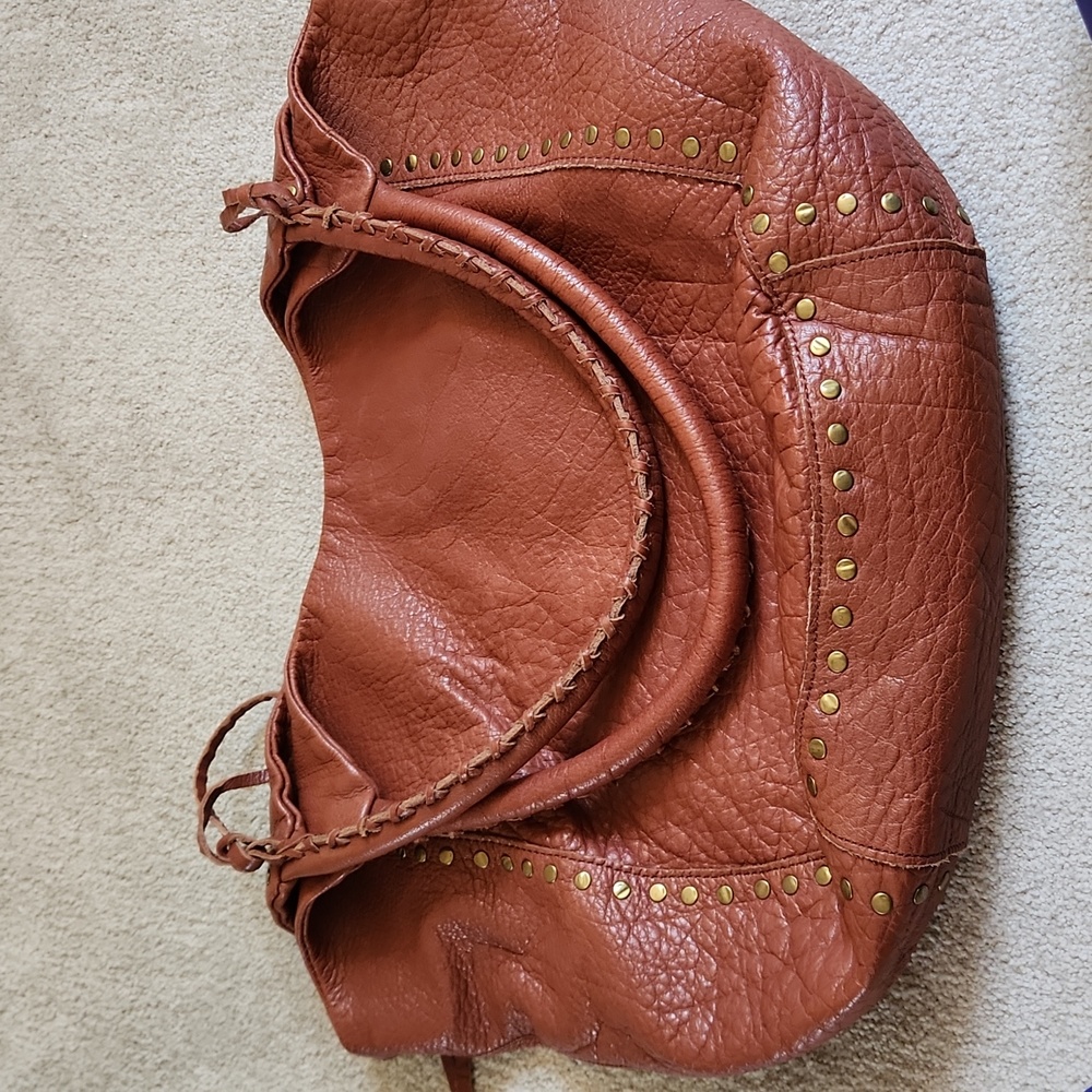 Linea Pelle Collection Brown Leather Bag Excellent Condition